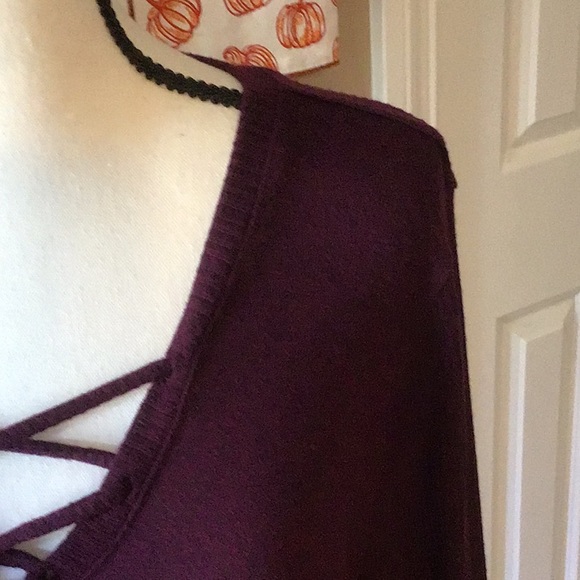 Lane Bryant  Maroon Sweater 18/20 - Picture 6 of 7